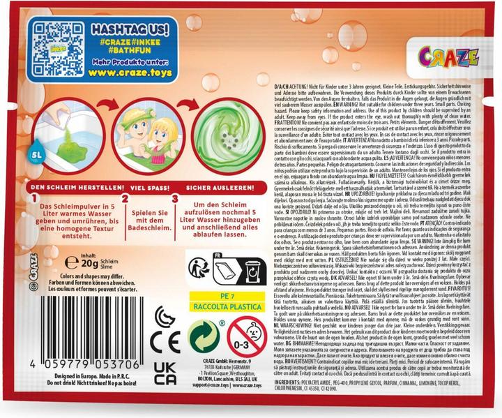 Produktbild Craze Inkee Bade-Glibber-Schleim Mix (5.40 ml, Badesalz)