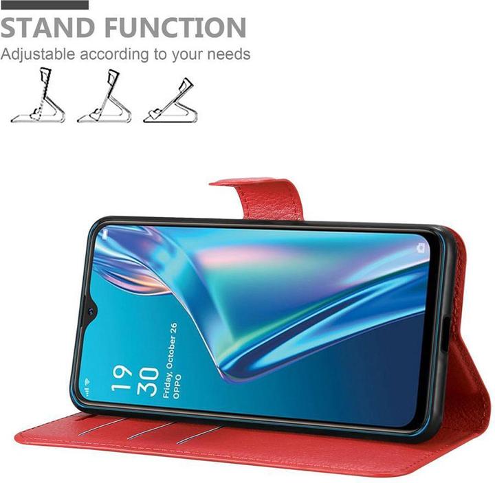 Produktbild Cadorabo Book mit Standfunktion Cover (Oppo A12)