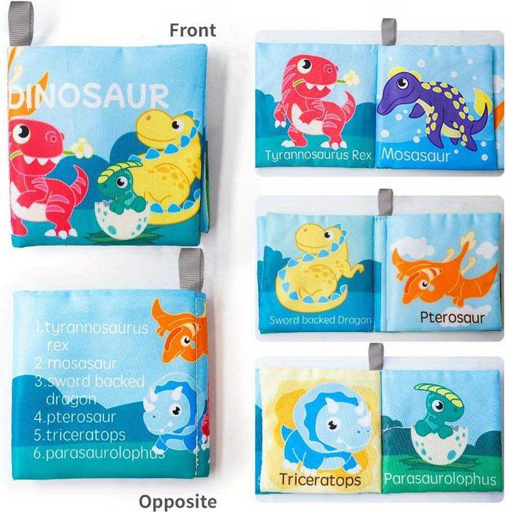 Actual product image Activity Board The first soft cloth book for baby, cloth book, washable baby book, baby cloth book for 0-3 years