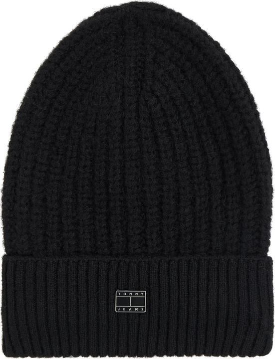 Produktbild Tommy Hilfiger TJW Cosy Knit Beanie Dames - Zwart - One Size