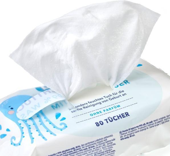 Actual product image dm babylove Wet wipes (320 Piece)