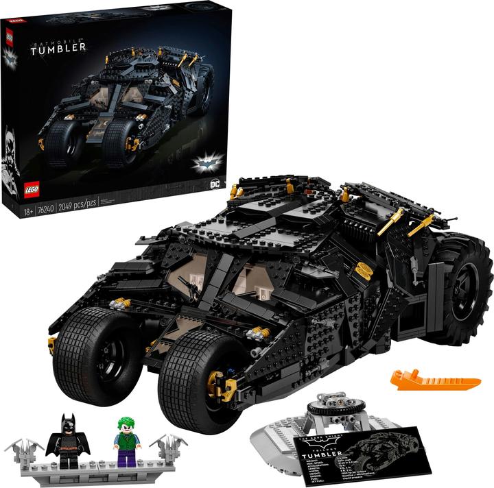 Actual product image LEGO Batmobile Tumbler (76240, LEGO DC, LEGO Rare Sets)