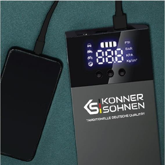 Actual product image Könner & Söhnen Urządzenie Rozruchowe Ze Sprężarką Ks Jsp-1400 (1200 A, 14000 mAh)