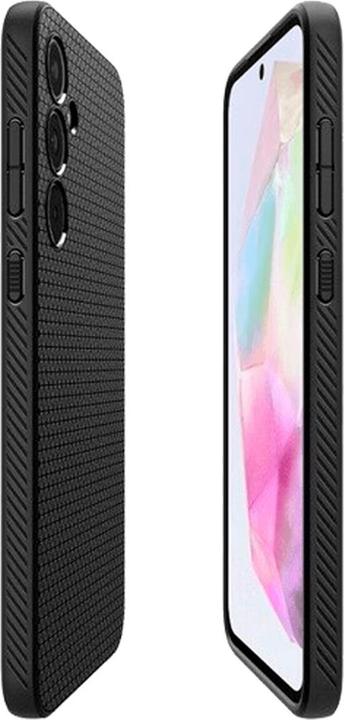Actual product image Spigen Liquid Air Sam A35 5G czarny/matte black ACS07519 (Samsung Galaxy A35)