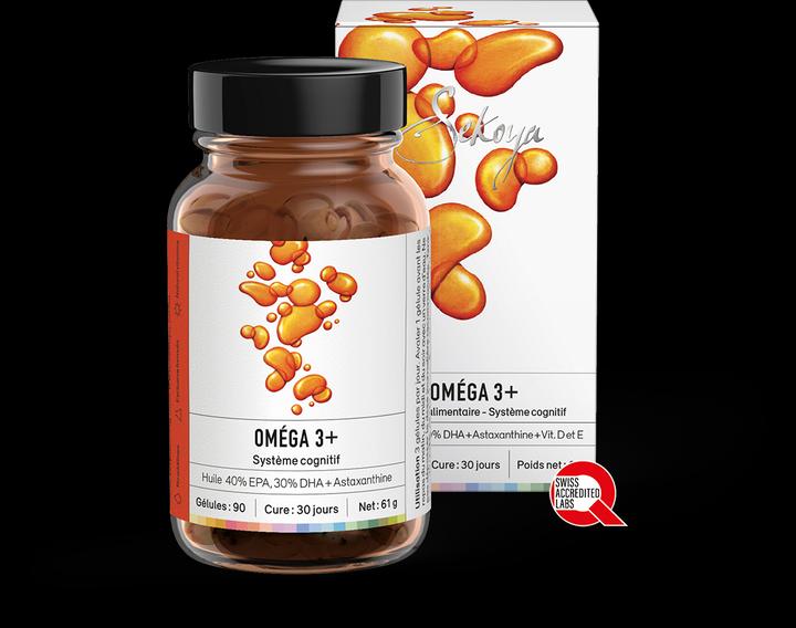 Sekoya Omega 3+ | DHA & EPA (90 Stück, Kapseln)