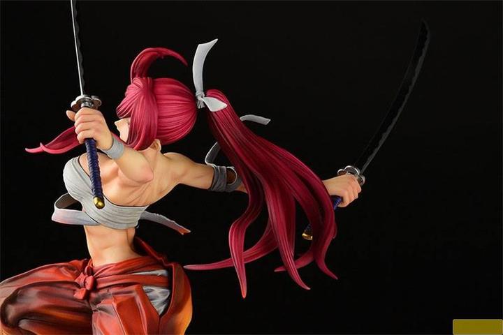 Actual product image Orca Fairy Tail statuette 1/6 Erza Scarlet Samurai Ver. Kurenai 43 cm