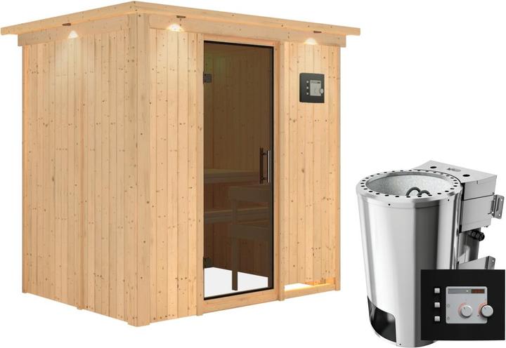 Immagine prodotto Karibu Fanja con corona sul tetto (Plug & Play 3,6 KW - Bio controllo esterno)