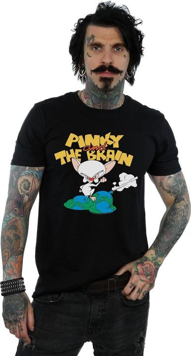 Actual product image Universal Textiles Mens The Brain World Domination T-Shirt (4XL)