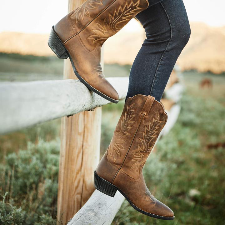 Immagine prodotto Ariat stivali western da in pelle heritage r toe (36.5)