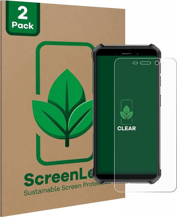 Productafbeelding ScreenLeaf Schutzfolie nachhaltiger Displayschutz Display Schutz Folie Klar Transparent (2 Stuk, Ulefone Armor X12 Pro)