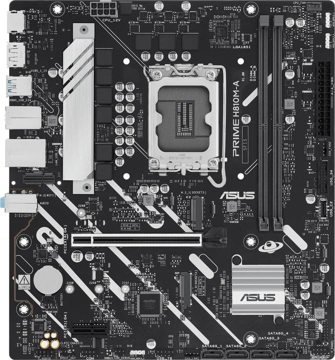Produktbild ASUS PRIME H810M-A-CSM (Socket S1, Intel H810, mATX)