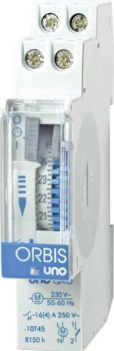 Orbis DIN rail time switch Analogue distribution time switch UNO QRD 230