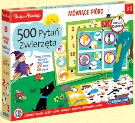 Produktbild Clementoni Sprechstift 500 Fragen Tiere (50649)