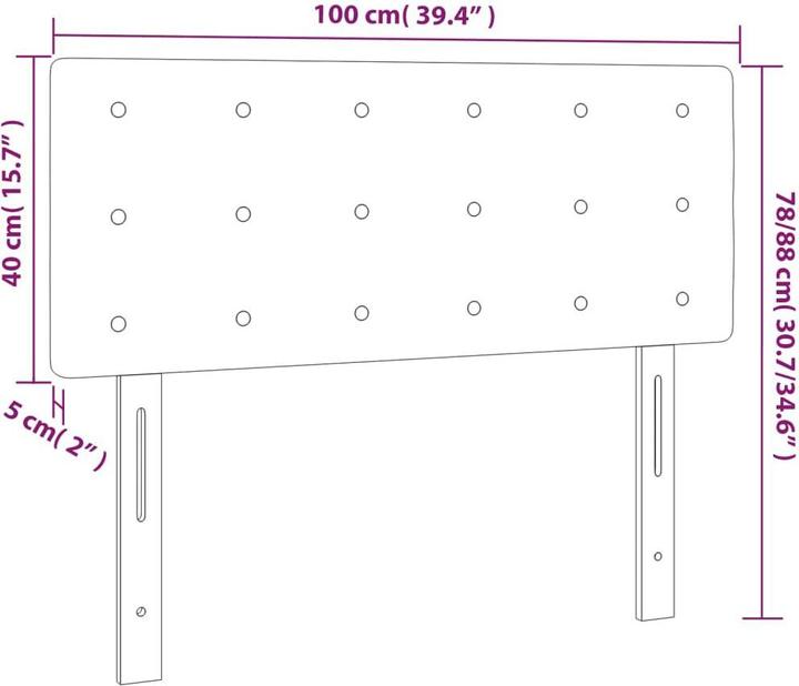 Immagine prodotto VidaXL Kalli (100 x 5 x 78/88 cm)