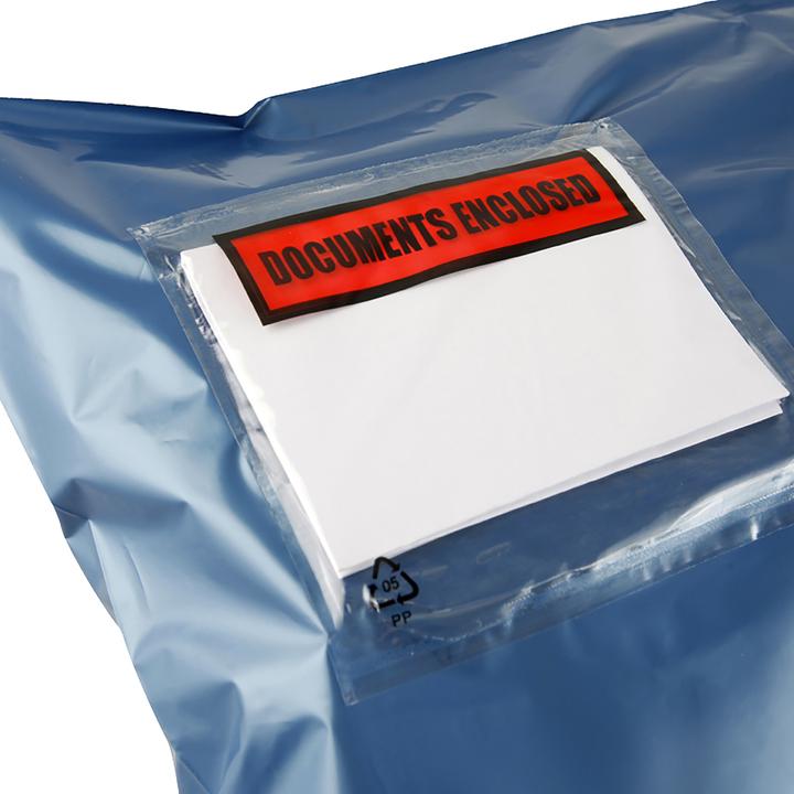 Actual product image Essentials ParcelPocket Documents labelled Documents Enclosed (A6, 1 x)