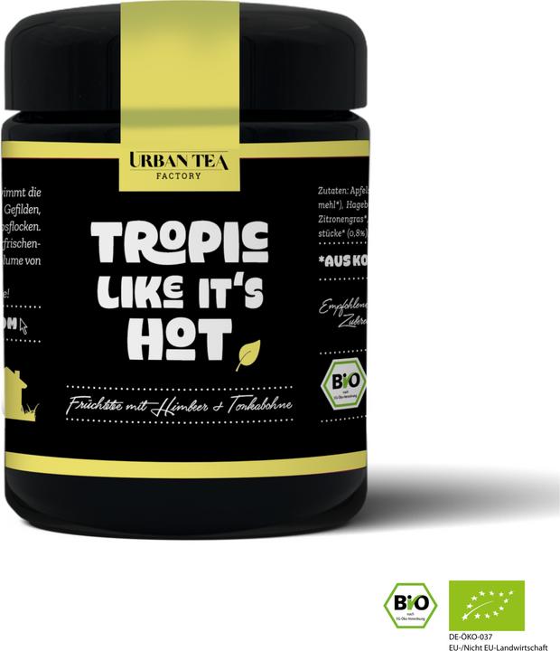 Urban Tea Factory Tropic Like It's Hot - Fruit tea with coconut & tonka bean - organic glass