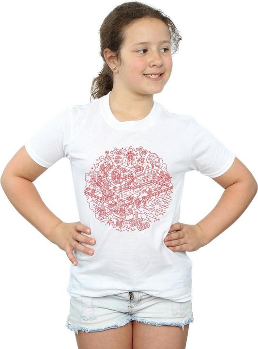 Image du produit Star Wars - T-shirt CHRISTMAS DEATH STAR - Fille (152, 158)