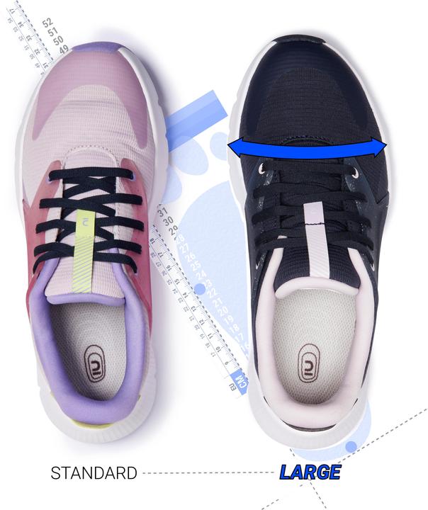Immagine prodotto Decathlon Scarpe da ginnastica larghe da donna - SW500.1 blu (42)