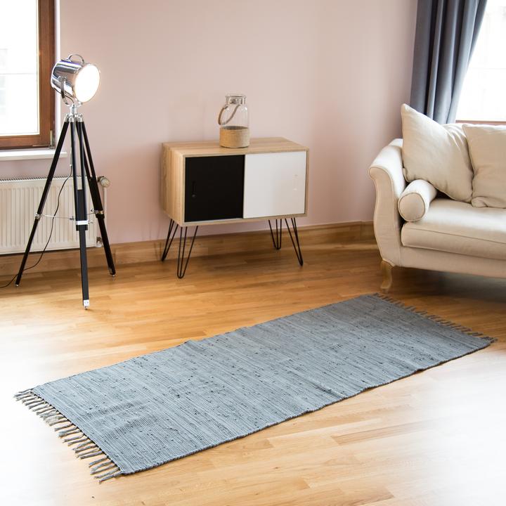Immagine prodotto Relaxdays Tappeto patchwork monocolore (200 x 80 x 1 cm)