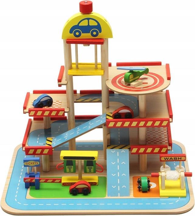 Produktbild Kruzzel Garage mit Parkplätzen - Holz