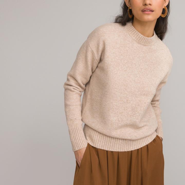 Produktbild La Redoute Collections Pullover mit rundem Ausschnitt (XXL)