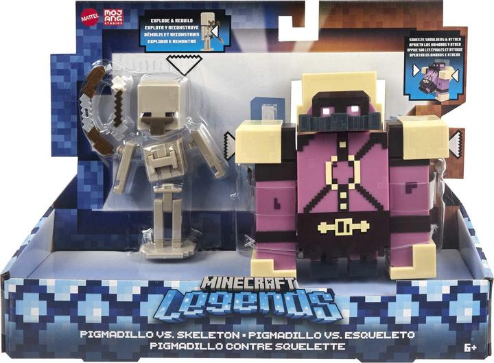 Image du produit Mattel Minecraft - Legends Pigmadillo vs Skeleton