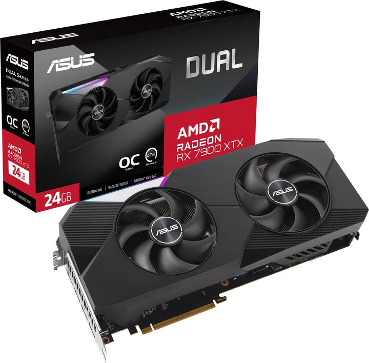 Actual product image ASUS DUAL-RX7900XTX-O24G (24 GB)