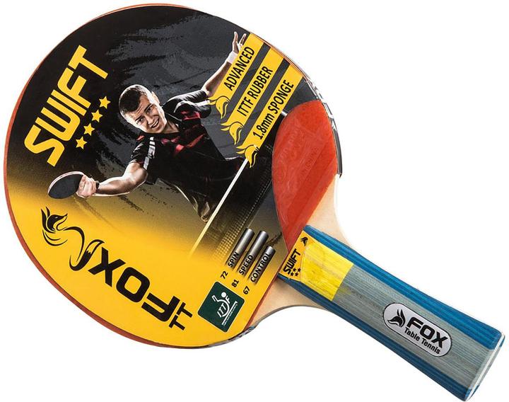 Actual product image Fox TT Swift 4 Star table tennis bat
