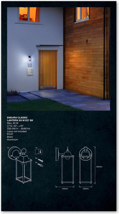 Immagine prodotto Ledvance Endura Classic Lantern (E27, IP23)