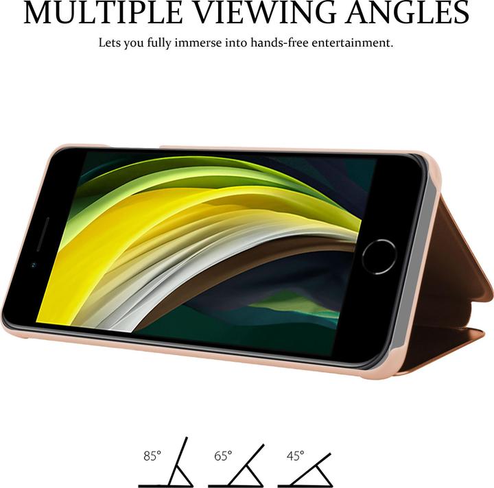 Produktbild Cadorabo Book Smart View Spiegel Cover (Apple iPhone SE (2nd Gen), Apple iPhone 7)