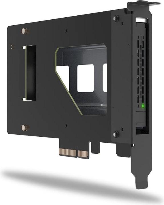 Actual product image Icydock ICY DOCK removable frame U.2/U.3 NVMe SSD f. PCIe slot