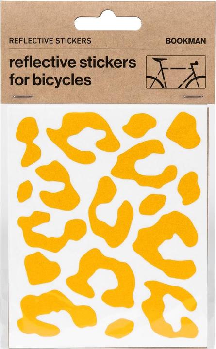 Bookman Reflective Leopard Print Stickers