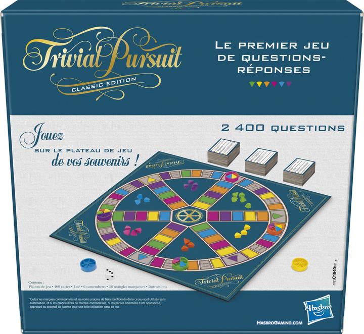 Produktbild Hasbro Gaming Trivial Pursuit Classic (Französisch)