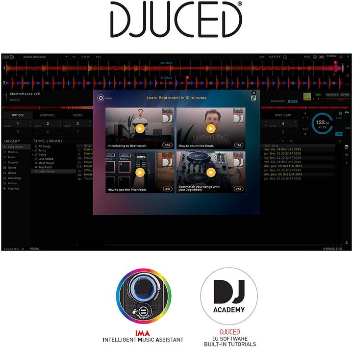 Actual product image Hercules DJ Learning Kit