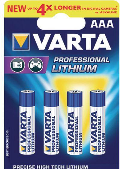 Image du produit Varta ULTRA Lithium (4 pcs, AAA, 1100 mAh)
