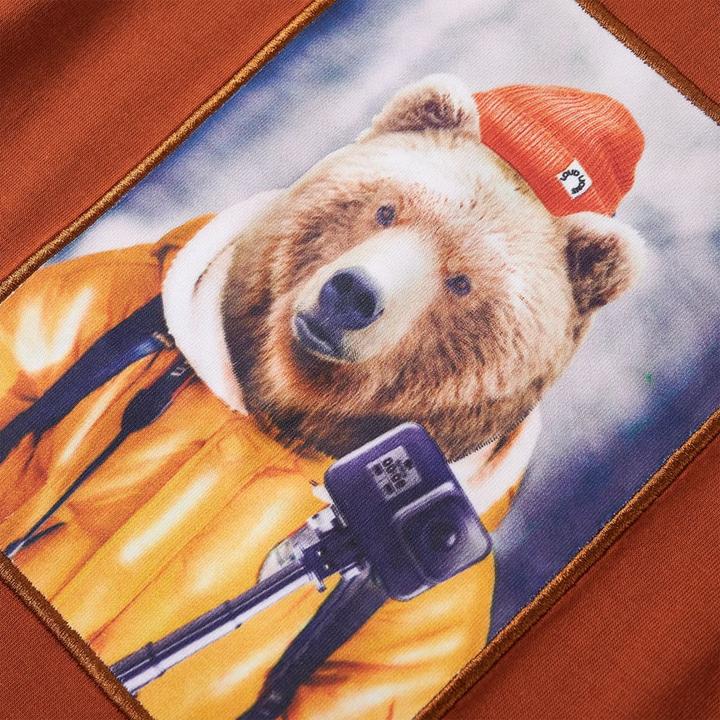 Image du produit VidaXL T-shirt manches longues enfant orange foncé 140,Matière : 100 (140)