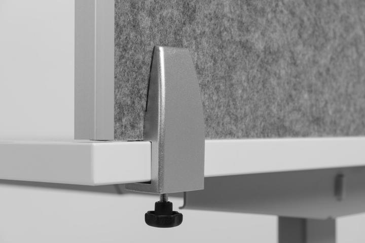 Actual product image Bakker Elkhuizen Bakker Elkuizen Bakker table partition round o.acrylic window grey rear side