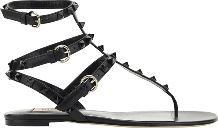 Actual product image Valentino Garavani Rockstud Flip-Flop Sandlas (35)