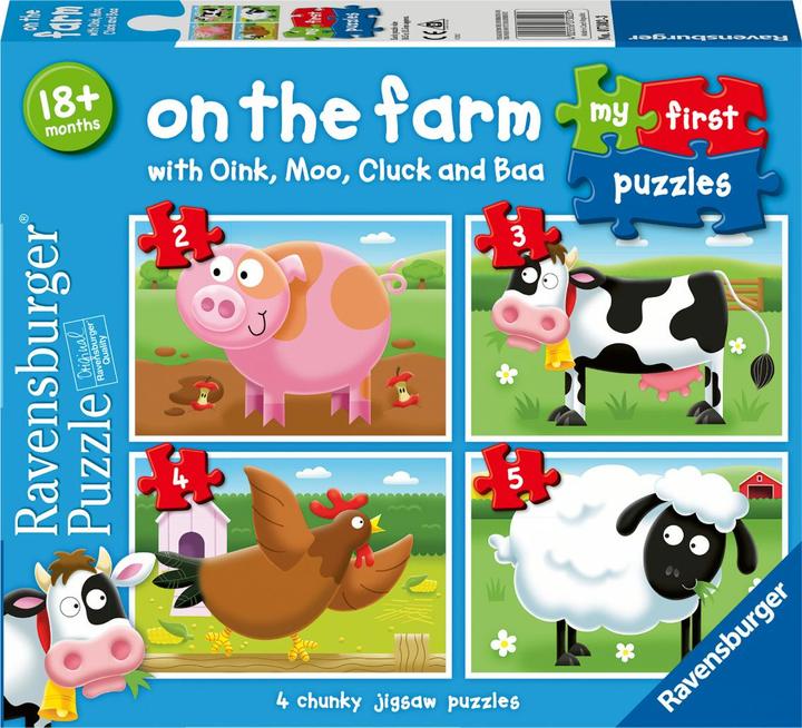 Immagine prodotto Ravensburger My First Puzzles - On the Farm (5 pezzi)