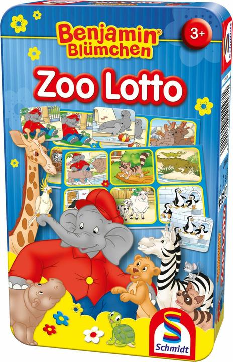 Produktbild Schmidt Spiele Benjamin Blümchen Zoo Lotto Metalldose (Deutsch)