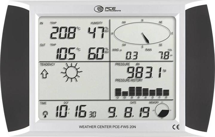 Produktbild PCE Instruments PCE-FWS 20N-1 PCE-FWS 20N-1 Funk-Wetterstation