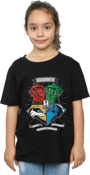 Immagine prodotto Hogwarts Toon Crest Maglietta Ragazze (104)