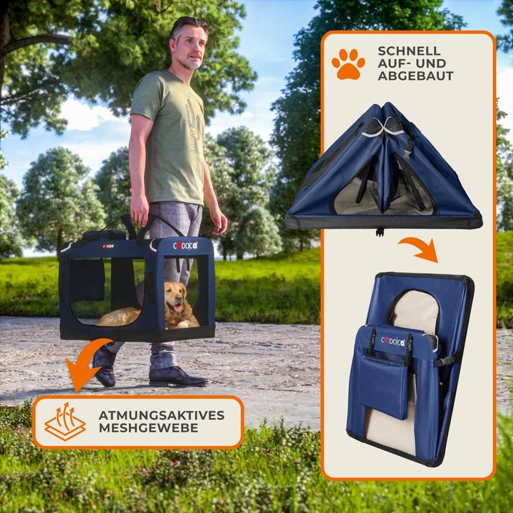 Produktbild Cadoca Hundetransportbox (Hund, Waschbar, Faltbar)
