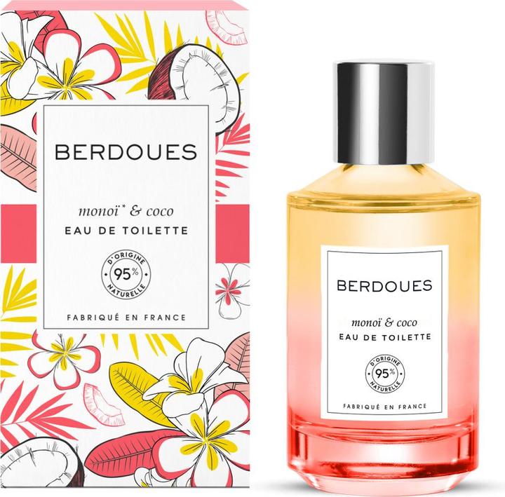 Actual product image Berdoues Eau de Toilette 95% Organics Monoi & Coco 100 ml (Eau de toilette, 100 ml)