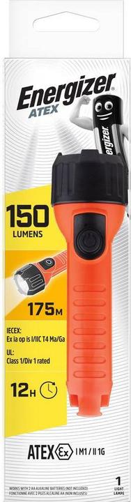 Actual product image Energizer Flashlight Atex Light 2AA (18.70 cm, 150 lm)