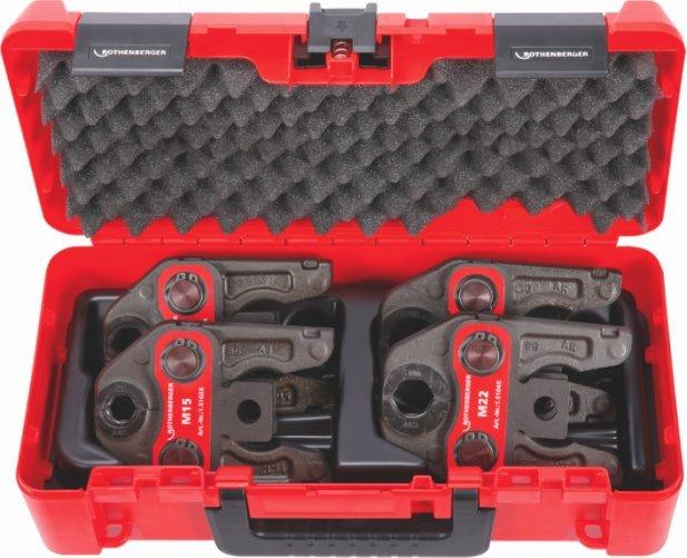 Actual product image Rothenberger Presavimo galvų rinkinys Compact M15-18-22-28mm