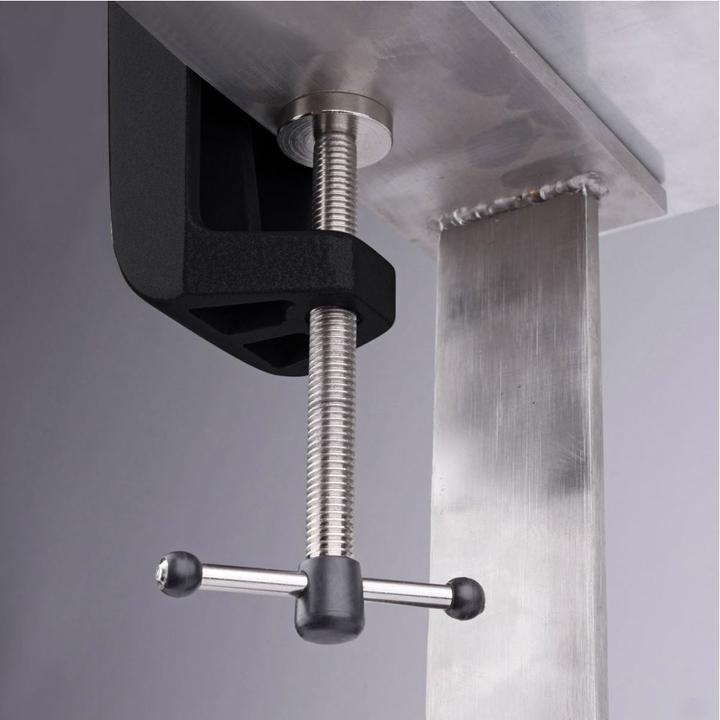 Produktbild Bernstein ESD Kugelgelenk-Schraubstock (Anklemmen) ableitfähig + Stecker + Erdungsleitung (70 mm)