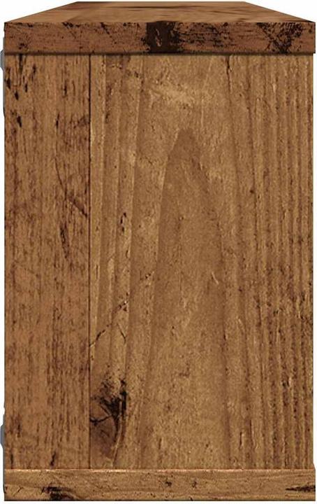 Produktbild VidaXL Wandregal Hängeregal Regalwürfel Cube Lounge CD Regal 6Stk. Altholz-Optik (60 x 15 x 23 cm)