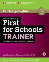Produktbild Cambridge English. First for Schools. Trainer. With Audio (Englisch, Elliott Sue, Tiliouine Helen, 2014)