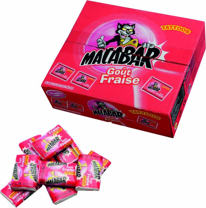 Produktbild Malabar Kaugummi Erdbeerengeschmack (1 Stk., 1400 g)